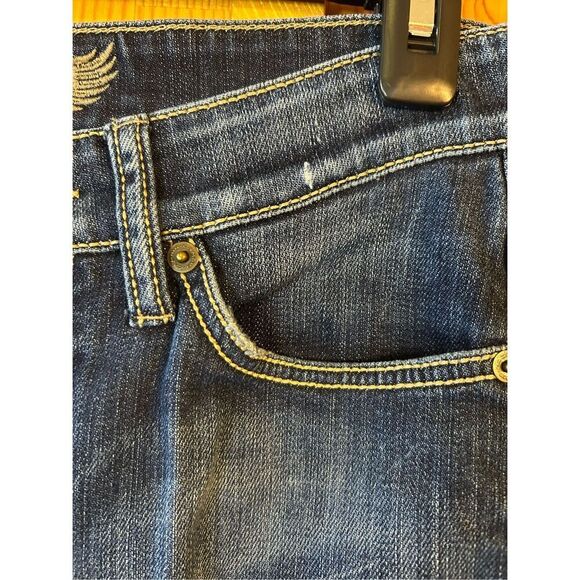 Cambio Peaches Easy Kick Stretch Jeans Size 8 Distressed (8696) - Picture 4 of 11